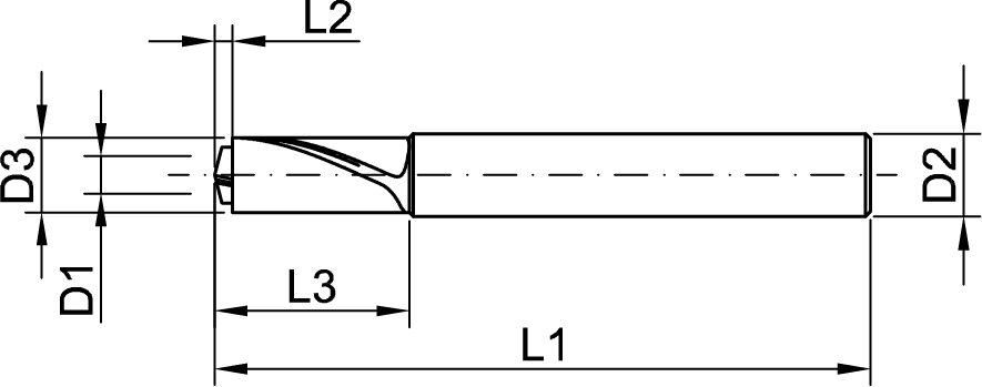 Zeichnung Desert-Cut Stufenbohrer