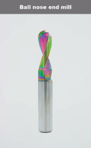 Ball nose end mill
